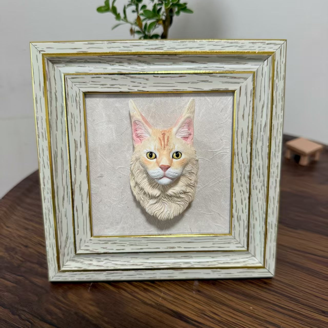 Custom Plaster Pet Sculpture Magnet