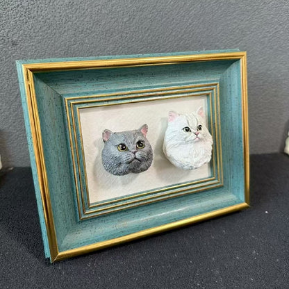 Custom Plaster Pet Sculpture Magnet