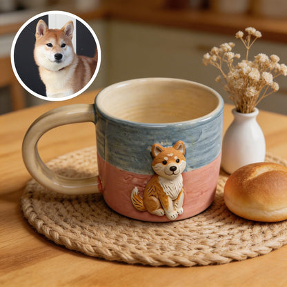 Custom Pet Full-Body 3D Ceramic Mug