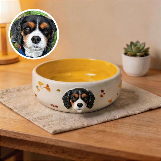 Custom 3D Pet Head Bowl