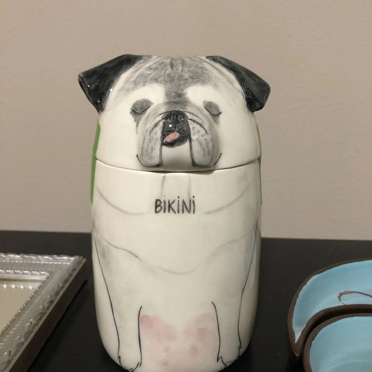 Custom Ceramic Dog Ashes Urn
