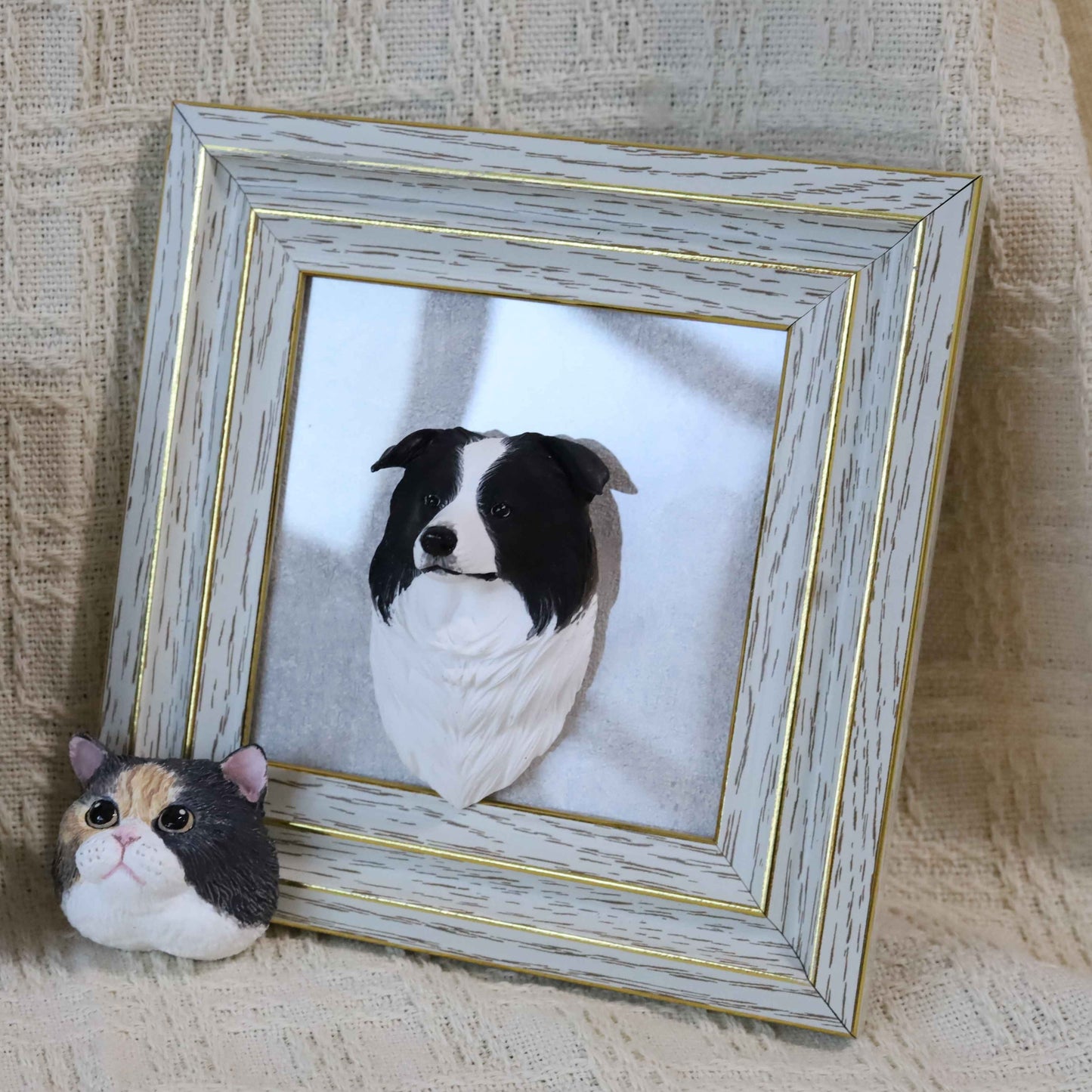 Custom Plaster Pet Sculpture Magnet