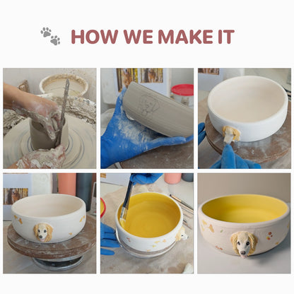 Custom 3D Pet Head Bowl