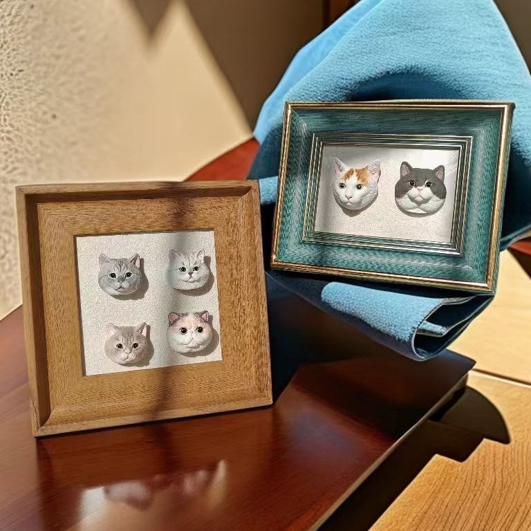Custom Plaster Pet Sculpture Magnet