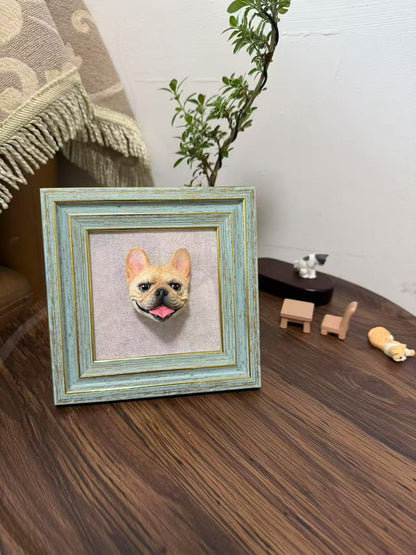 Custom Plaster Pet Sculpture Magnet