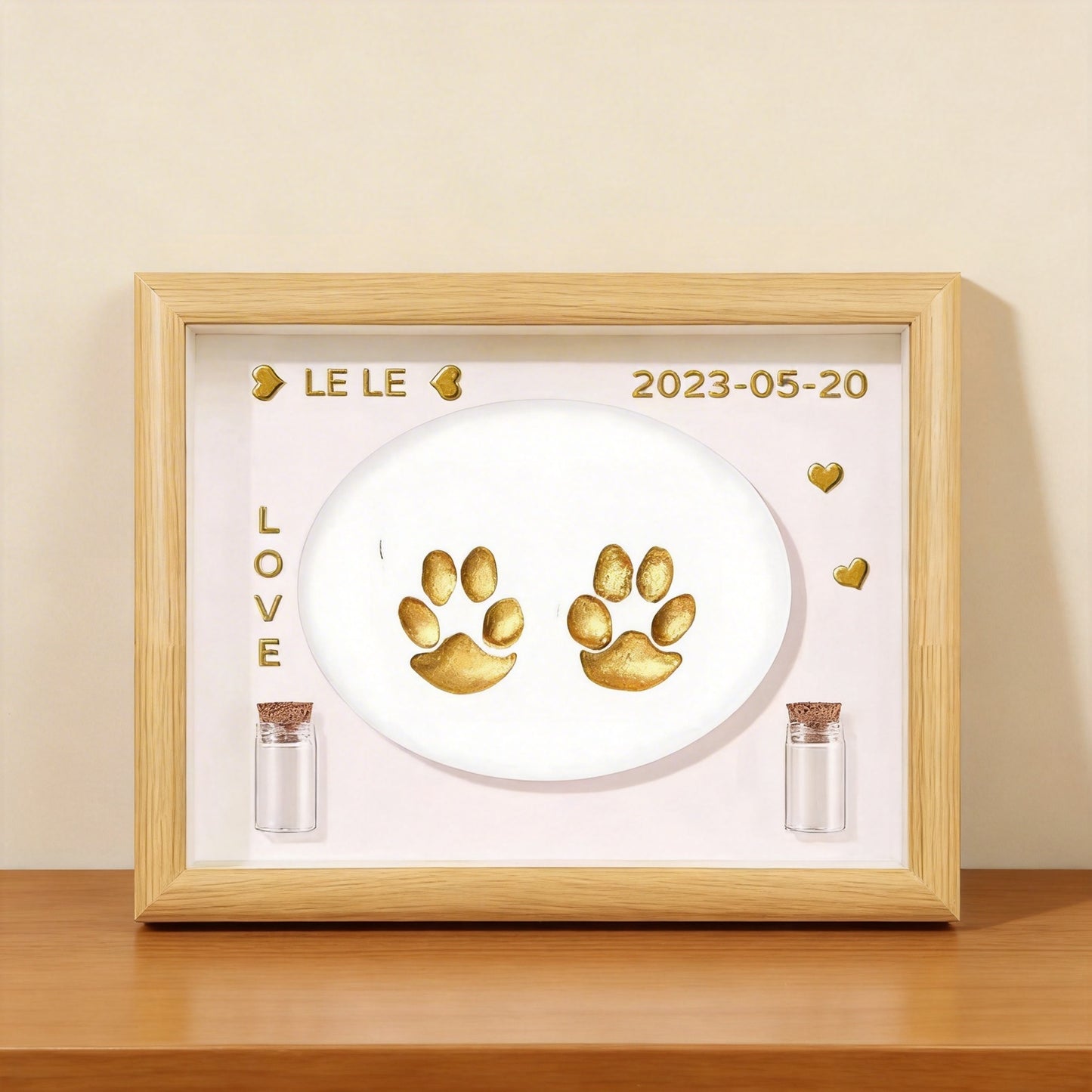Pet Paw Print Keepsake Frame