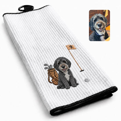 Custom Embroidered Pet Golf Towel