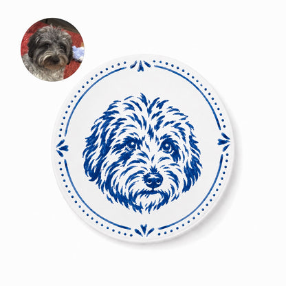 Hand-Painted Pet Portrait Magnet