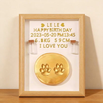 Pet Paw Print Keepsake Frame