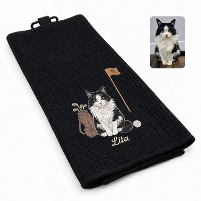 Custom Embroidered Pet Golf Towel
