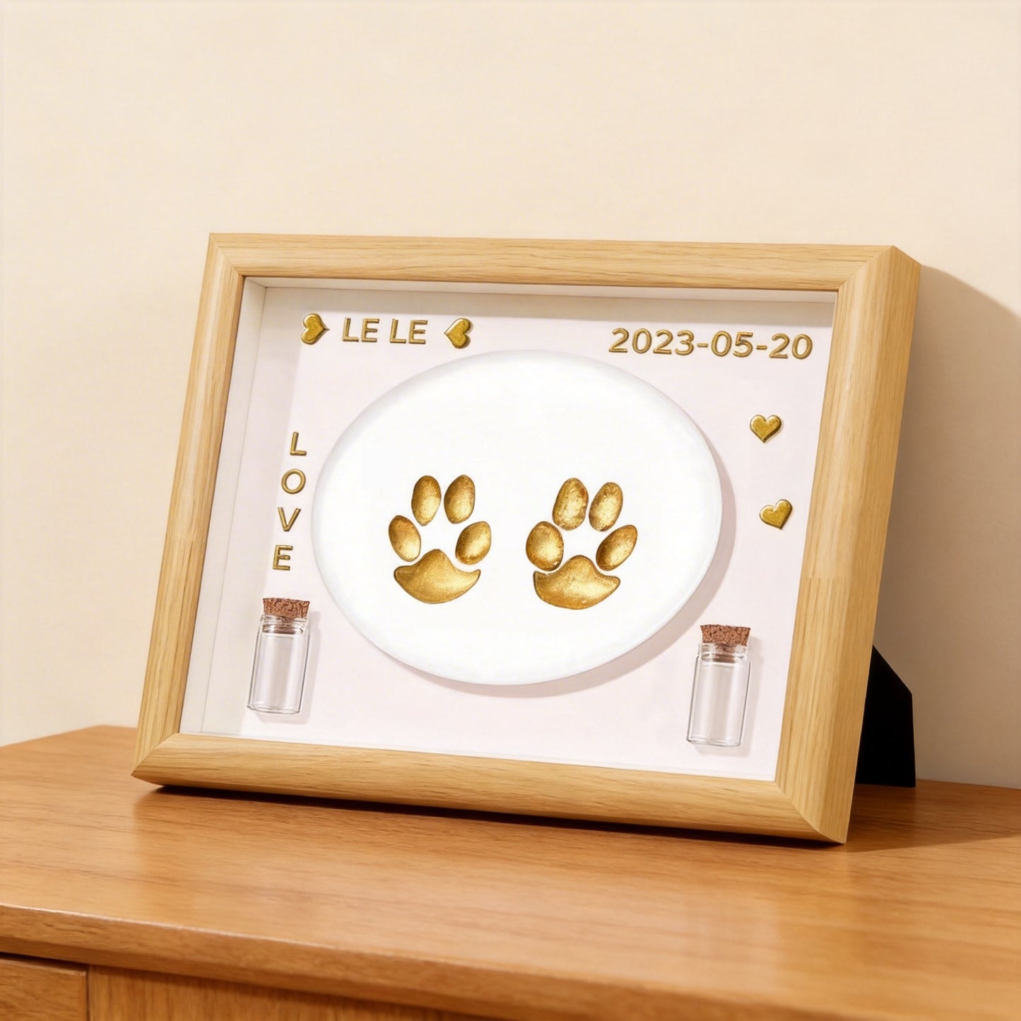 Pet Paw Print Keepsake Frame