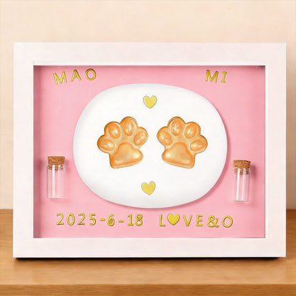 Pet Paw Print Keepsake Frame