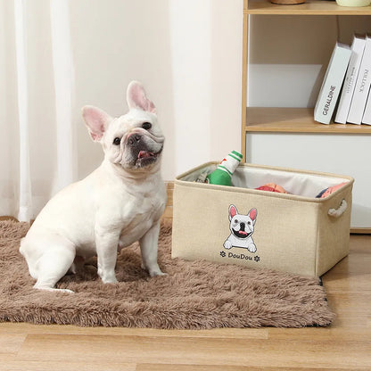 Personalized Pet Toy Storage Basket