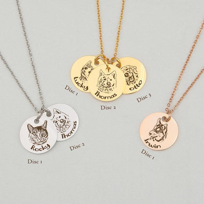 Sterling Silver Pet Name Necklace