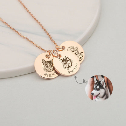 Sterling Silver Pet Name Necklace